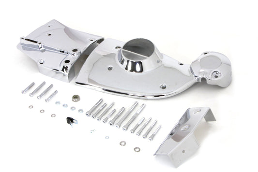 Vtwin Chrome Cam Sprocket Cover Kit for 1983-1990 Harley Davidson Sportster XL