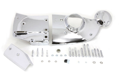 Vtwin Chrome Cam Sprocket Cover Kit for 1983-1990 Harley Davidson Sportster XL