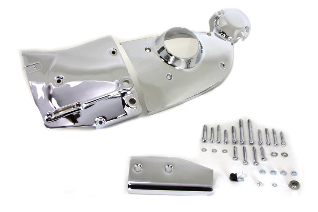 Vtwin Chrome Cam Sprocket Cover Kit for 1983-1990 Harley Davidson Sportster XL