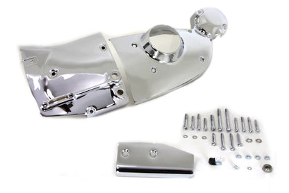 Vtwin Chrome Cam Sprocket Cover Kit for 1983-1990 Harley Davidson Sportster XL