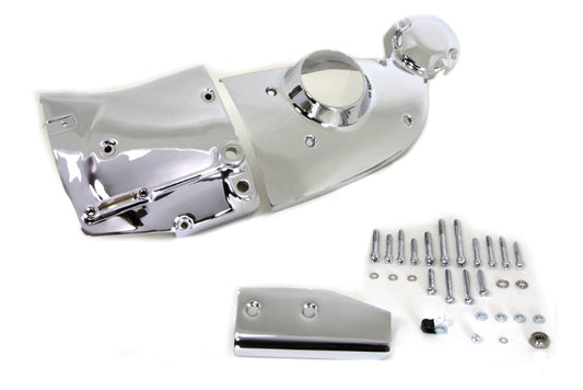 Vtwin Chrome Cam Sprocket Cover Kit for 1983-1990 Harley Davidson Sportster XL