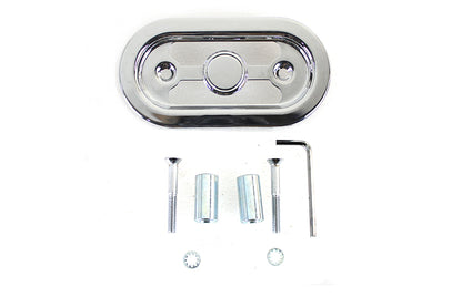 Vtwin Chrome Voltage Regulator Cover fits 1991-2003 Harley Davidson Dyna FXD