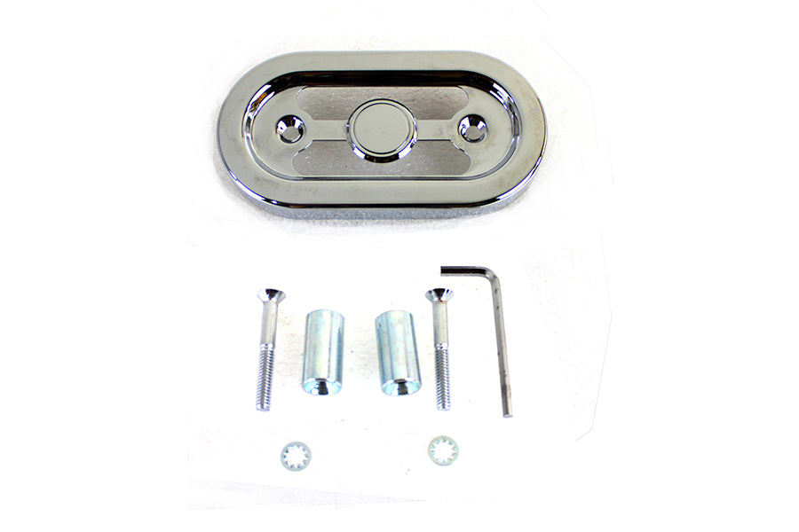 Vtwin Chrome Voltage Regulator Cover fits 1991-2003 Harley Davidson Dyna FXD