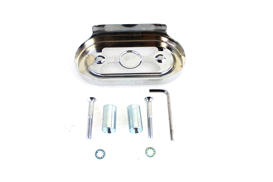 Vtwin Chrome Voltage Regulator Cover fits 1991-2003 Harley Davidson Dyna FXD