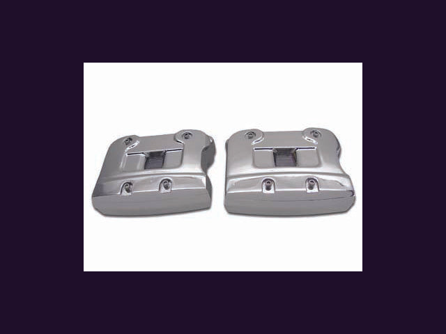 Vtwin Chrome Rocker Box Cover Set fits 1992-1999 Harley Davidson FLST FXR FXRS