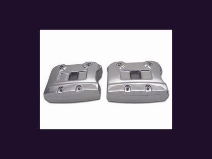 Vtwin Chrome Rocker Box Cover Set fits 1992-1999 Harley Davidson FLST FXR FXRS