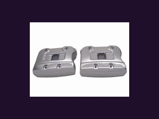 Vtwin Chrome Rocker Box Cover Set fits 1992-1999 Harley Davidson FLST FXR FXRS