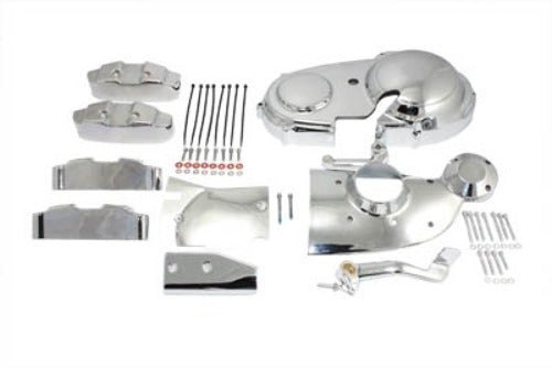 Vtwin Chrome Dress Up Rocker sprocket Kit 1991-2003 Harley Davidson Sportster XL