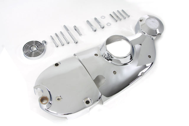 Vtwin Chrome Cam Sprocket Cover Kit for 1971-1976 Harley Sportster Ironhead XL