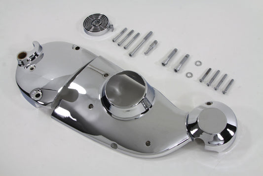 Vtwin Chrome Cam Sprocket Cover Kit for 1971-1976 Harley Sportster Ironhead XL