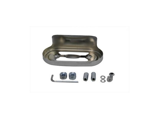 Vtwin Chrome Voltage Regulator Cover fits 1989-1999 Harley FXST FLST Softail