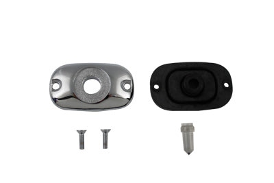 VTwin Chrome Rear Master Cylinder Cover fits 2006-2017 Harley Davidson