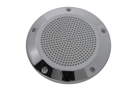 VTwin Chrome 5 Hole Perforated Motorcycle Derby Cover 1999-2018 Harley Touring