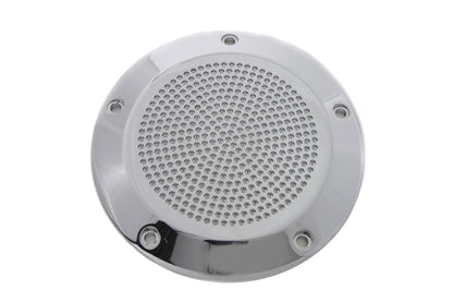 VTwin Chrome 5 Hole Perforated Motorcycle Derby Cover 1999-2018 Harley Touring