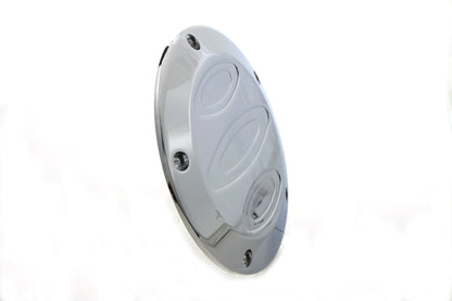 VTwin Chrome 5 Hole Motorcycle Derby Cover 1999-2018 Harley Touring FXST FLT FXD