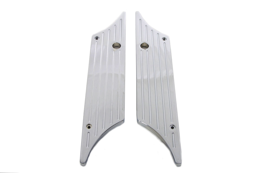 VTwin Wyatt Gatling Winged Saddlebag Face Plates 1993-2013 Harley Touring FLT