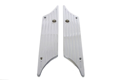 VTwin Wyatt Gatling Winged Saddlebag Face Plates 1993-2013 Harley Touring FLT