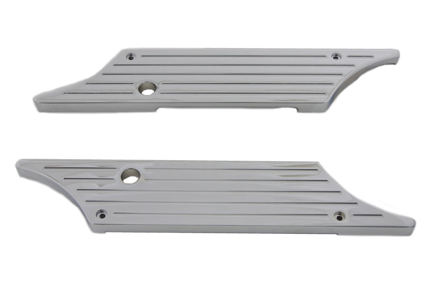 VTwin Wyatt Gatling Winged Saddlebag Face Plates 1993-2013 Harley Touring FLT