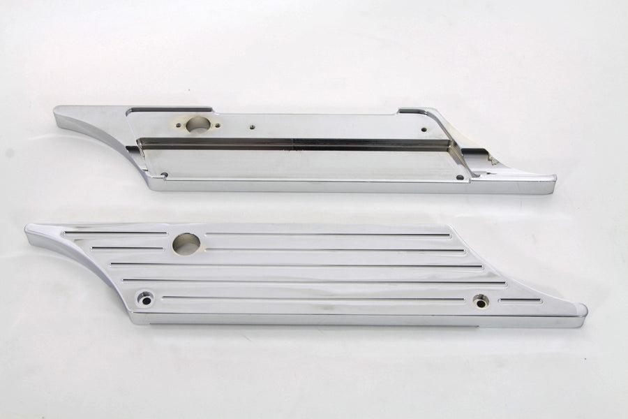 VTwin Wyatt Gatling Winged Saddlebag Face Plates 1993-2013 Harley Touring FLT