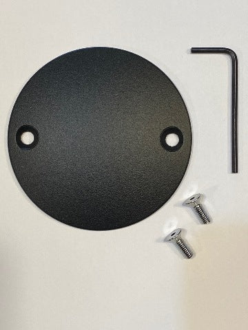 VTwin Black Smooth Domed Ignition Cover 1970-2021 Harley Touring Softail Sportster