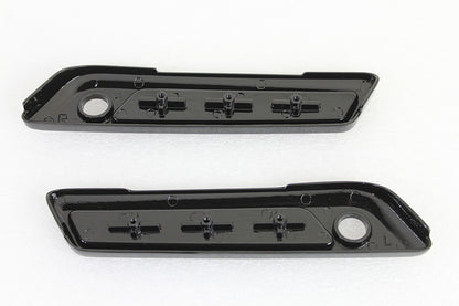 VTwin Wyatt Gatling Rear Saddlebag Latch Hinge Covers 2014-2023 Harley Touring FLT