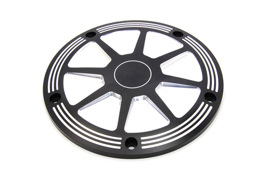 V-Twin Black Contrast 5-Hole Motorcycle Derby Cover 1999-2018 Dyna Softail FLT