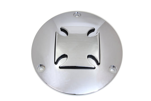 VTwin Iron Cross 3 Hole Motorcycle Derby Cover 1970-1998 Harley Touring Softtail