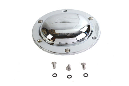 VTwin Early Bird Chrome Motorcycle Derby Cover 1970-1998 Harley Touring FXR FXST
