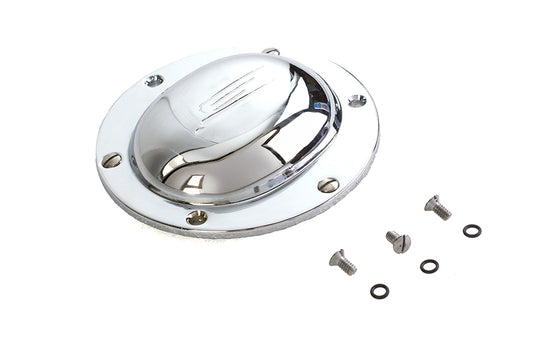 VTwin Early Bird Chrome Motorcycle Derby Cover 1970-1998 Harley Touring FXR FXST