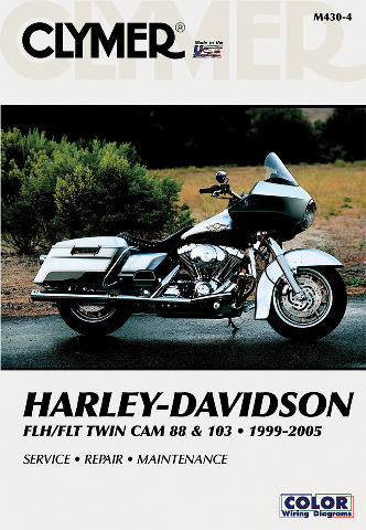 Clymer Service Repair Service Manual fits 1999-2005 Harley Davidson FLHT FLHR