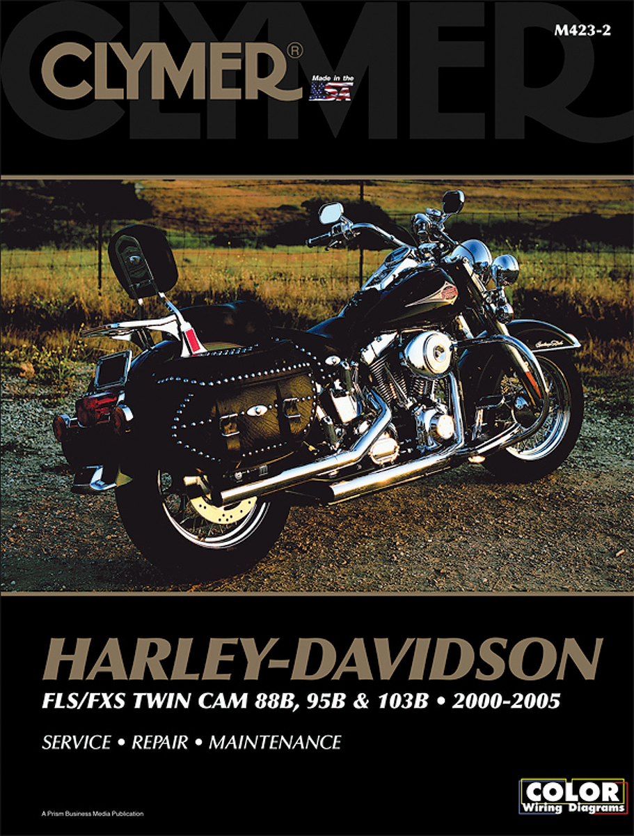 Clymer Service Repair Service Manual fits 2000-2005 Harley Davidson FLSTN FLST