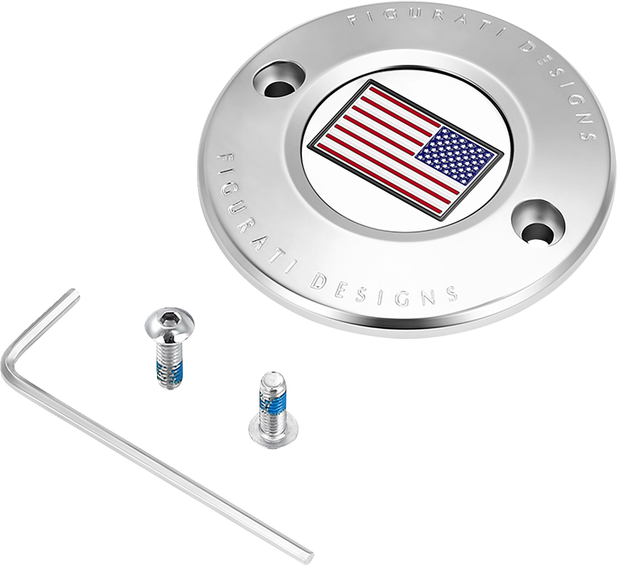 Figurati Designs American Flag Timing Points Cover for 2017-2023 Harley M8
