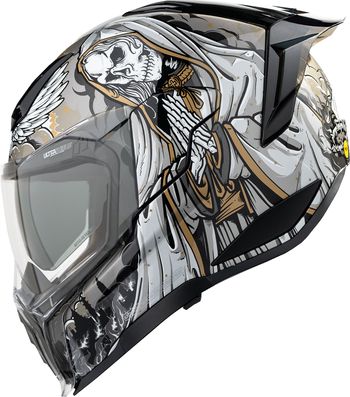 Icon Ultraflite Nuestra Senora MIPS Full Face Unisex Adult Motorcycle Helmet