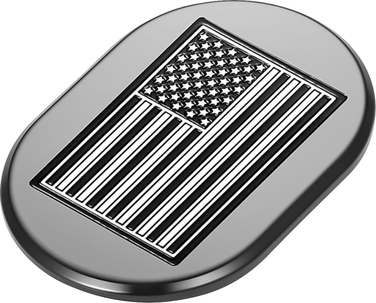 Figurati Contrast American Flag Right & Left Antenna Insert 09-23 Harley Touring