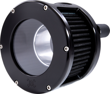 Feuling BA Race Series Clear Black Air Cleaner Kit 17-24 Harley Touring Softail