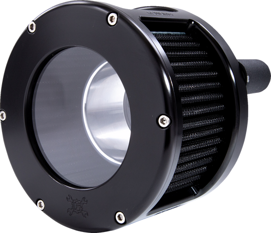 Feuling BA Race Series Clear Black Air Cleaner Kit 17-24 Harley Touring Softail