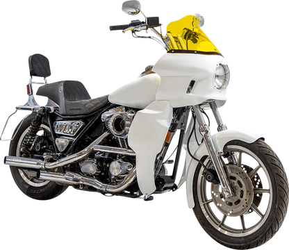 Klock Werks Kolor Flare 12.5" Yellow Windshield fits Saddlemen S-RT Mini Fairing