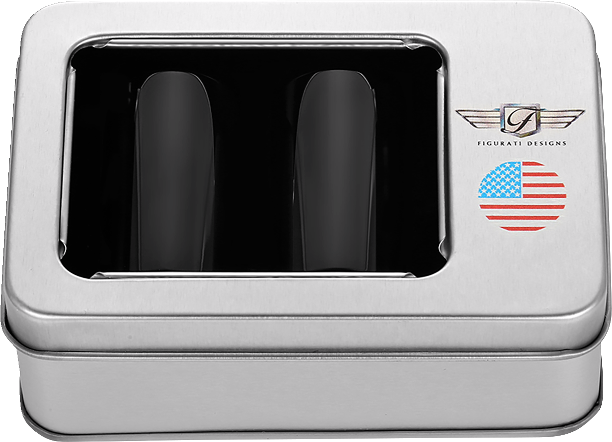 Figurati Designs American Flag Long Magnetic Docking Hardware Covers for Harley