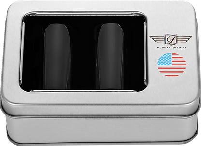 Figurati Designs American Flag Long Magnetic Docking Hardware Covers for Harley