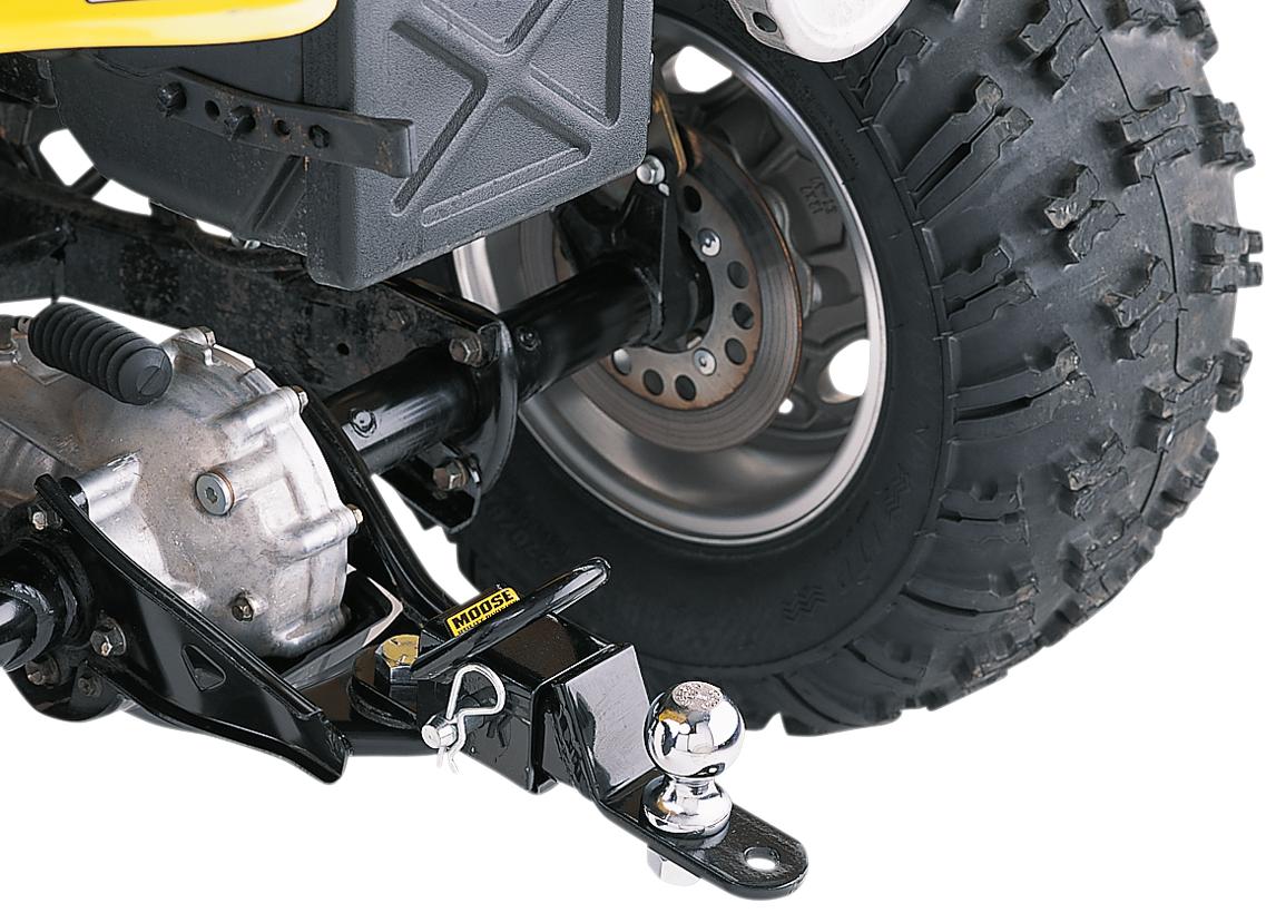Moose Utility ATV Black 2" Steel Three Way Rear Ball Mount Hitch Receiver
