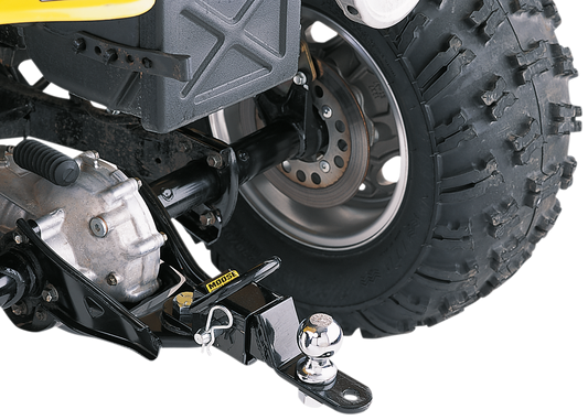 Moose Utility ATV Black 2" Steel Three Way Rear Ball Mount Hitch Receiver