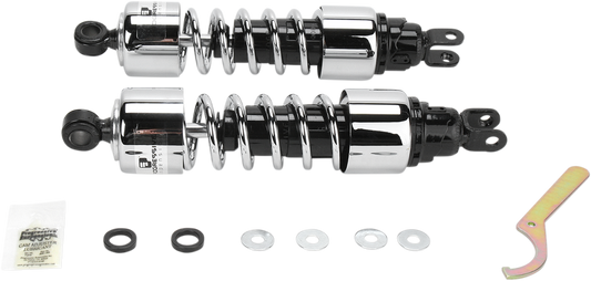 Progressive Chrome Heavy Duty 13" Rear Shocks 75-79 Honda GL1000 Gold Wing