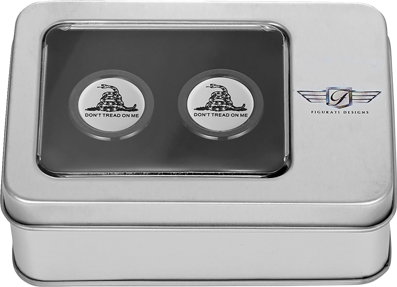 Figurati Don't Tread on Me Short Magnetic Docking Hardware Covers for Harley