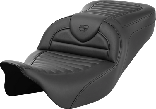 Saddlemen Roadsofa Tuck n Roll Gel Seat for 2008-2025 Harley Touring FLTR FLHX