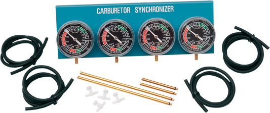 Parts Unlimited Universal Motorcycle Boat 4 Carb Carburetor Synchronizer Kit
