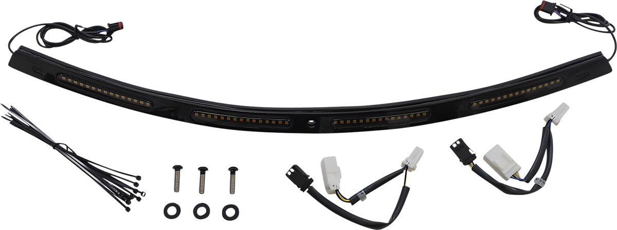 Custom Dynamics LED Windshield Trim 2006-2013 Harley Touring Electra Glide FLHX