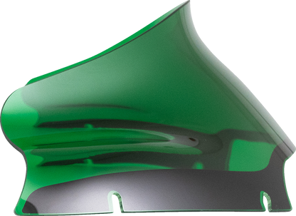 Klock Werks Kolor Flare 6" Green Windshield for 2015-2023 Harley Road Glide FLTR