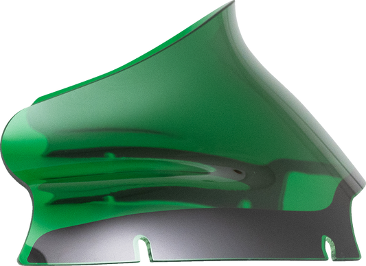 Klock Werks Kolor Flare 6" Green Windshield for 2015-2023 Harley Road Glide FLTR