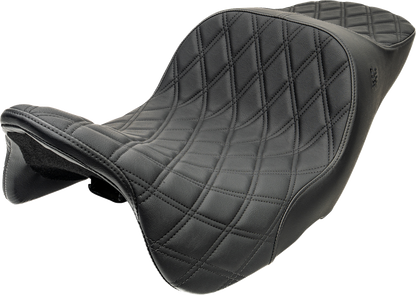 Slyfox Chariot Double Diamond Stitch Seat for 2023-2026 Harley Road Street Glide
