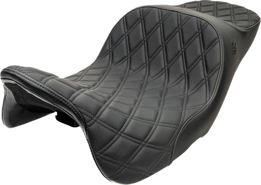Slyfox Chariot Double Diamond Stitch Seat for 2023-2026 Harley Road Street Glide